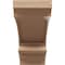 Ekena Millwork 6"W x 18"D x 12"H Classic Diane Rough Cedar Woodgrain TimberThane Corbel, Primed Tan CORUR06X18X12DIARCPR - alternate 6